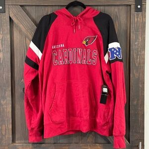 NFL Team Apparel Arizona Cardinals Men’s NFL Hoodie‎ Sweatshirt Size XL NEW/NWT
